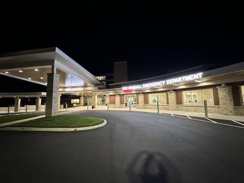 Illuminated hospital identification 