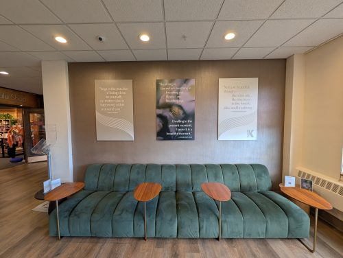 Yoga Studio waiting area