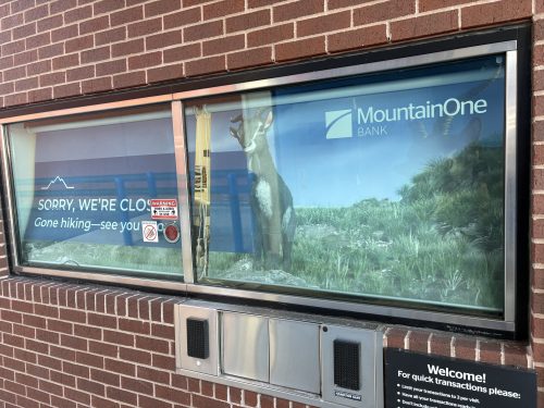 Bank Drive through Shades