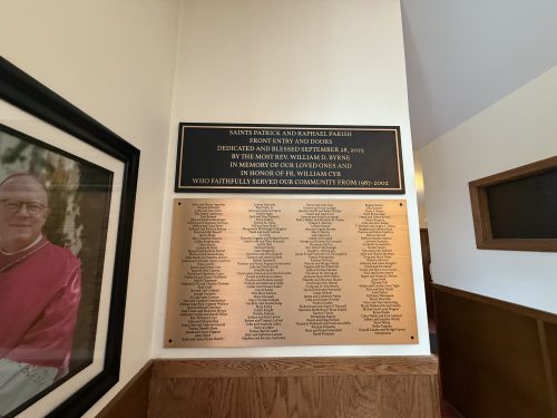 Parish Donor Recognition Panel